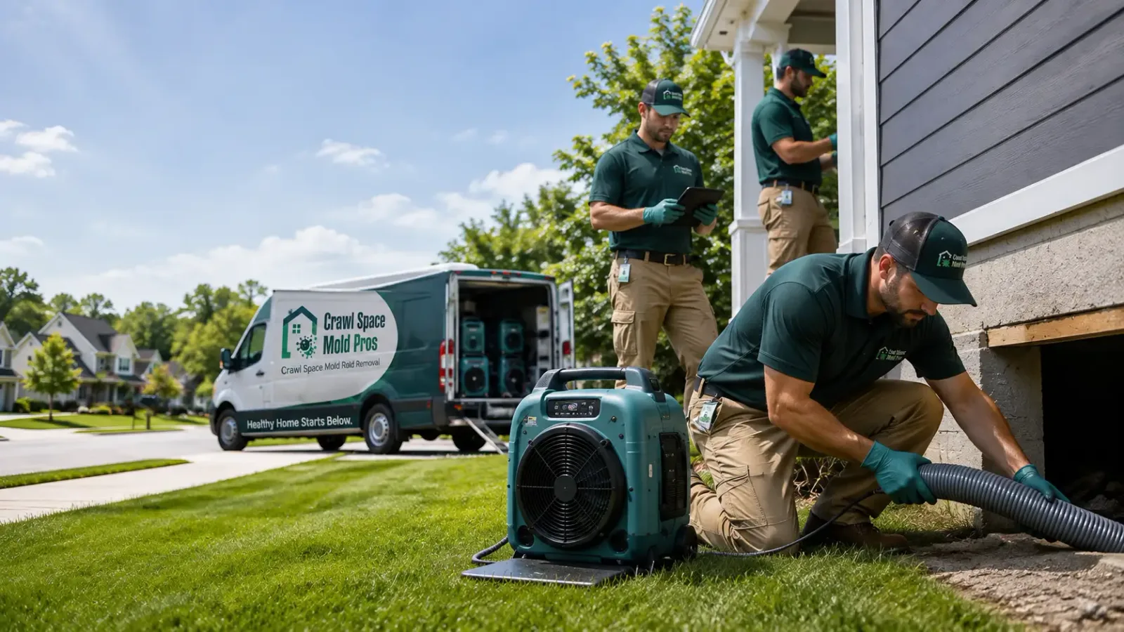 Crawl Space Mold Removal in Dennis, MA